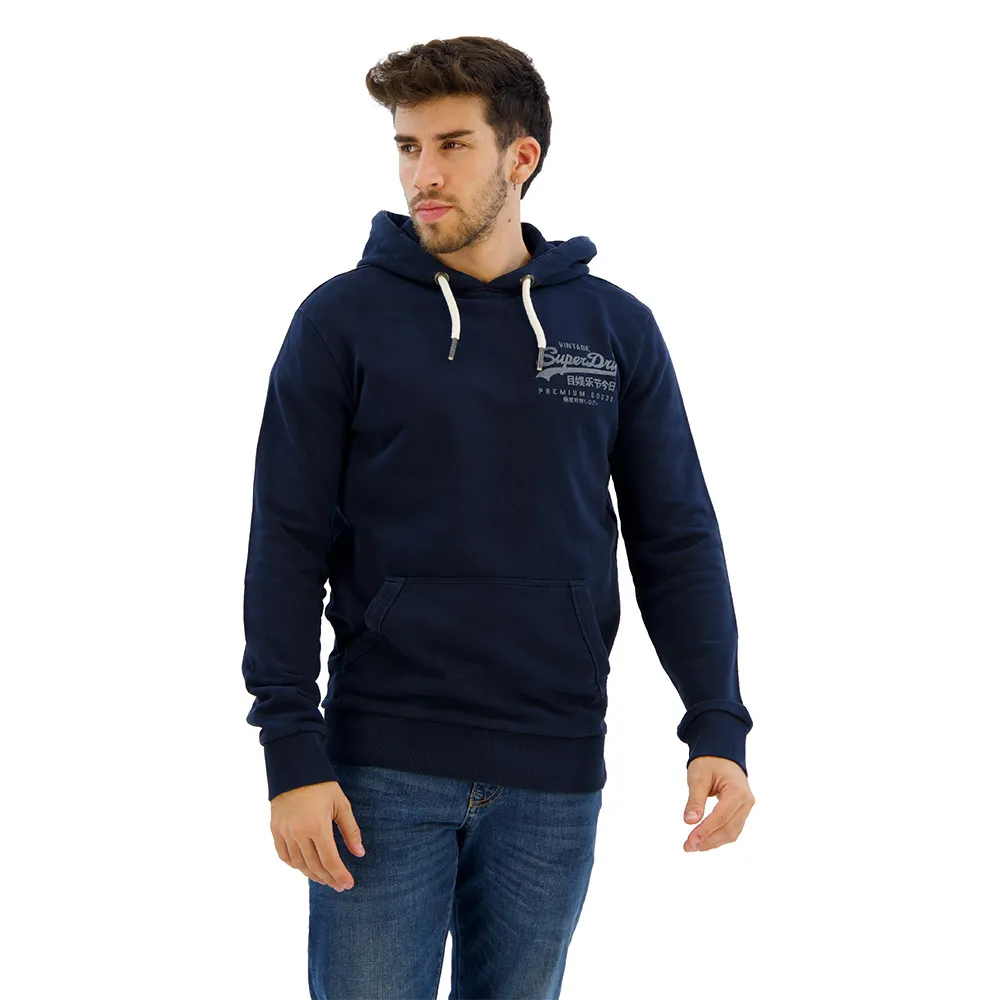 

Худи Superdry Classic Vl Heritage Chest, синий