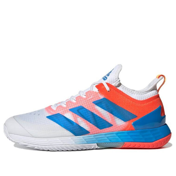 

Кроссовки adizero ubersonic 4 m heat 'white blue rush solar red' Adidas, белый