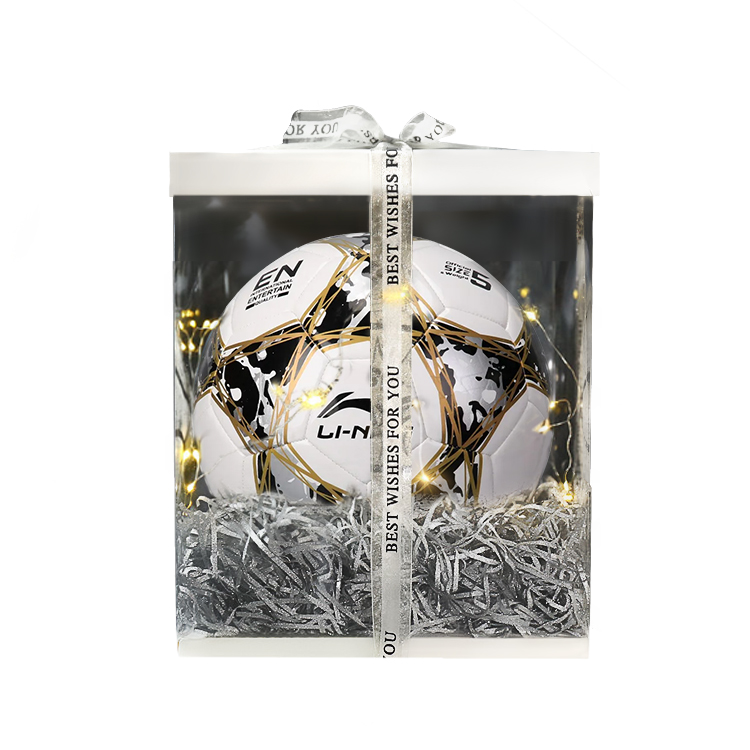 

LINING Размер 45 мяч TPU машинная строчка футбольный мяч Unisex белый/золотой/черный/серый