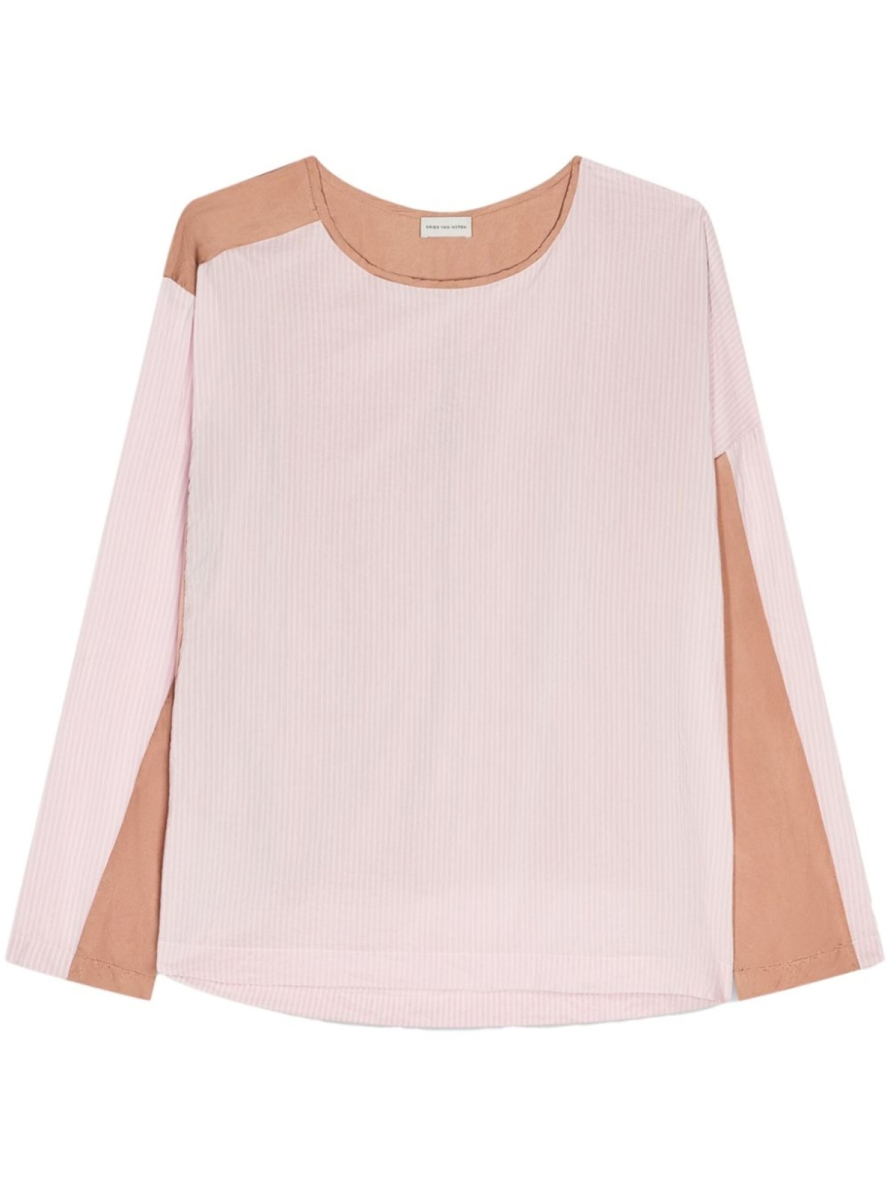 

DRIES VAN NOTEN топ асимметричного кроя, розовый