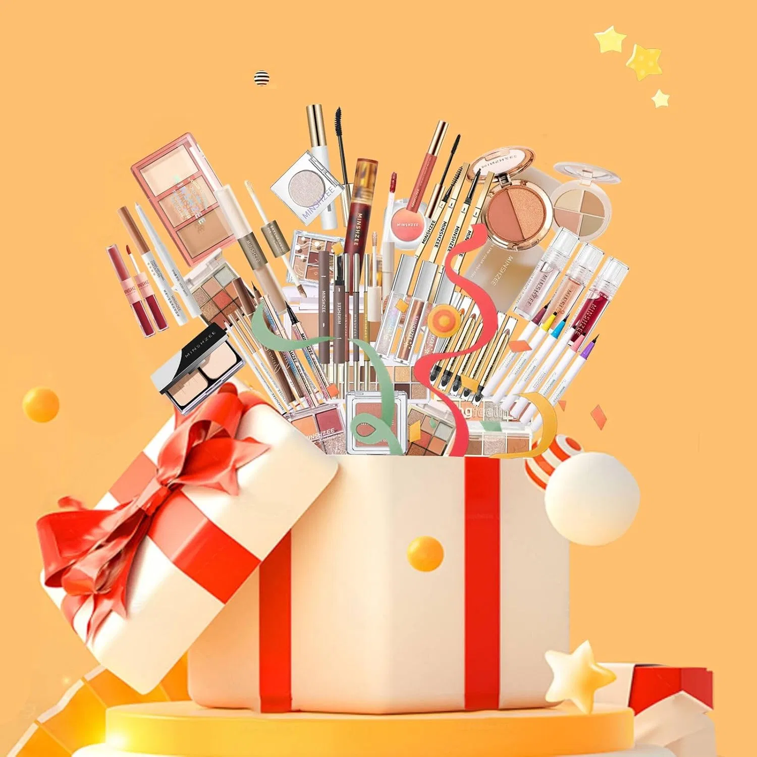 Набор косметики Lucky Bag Piaoliangtu из 10 предметов Pretty Rabbit Piaoliangtu