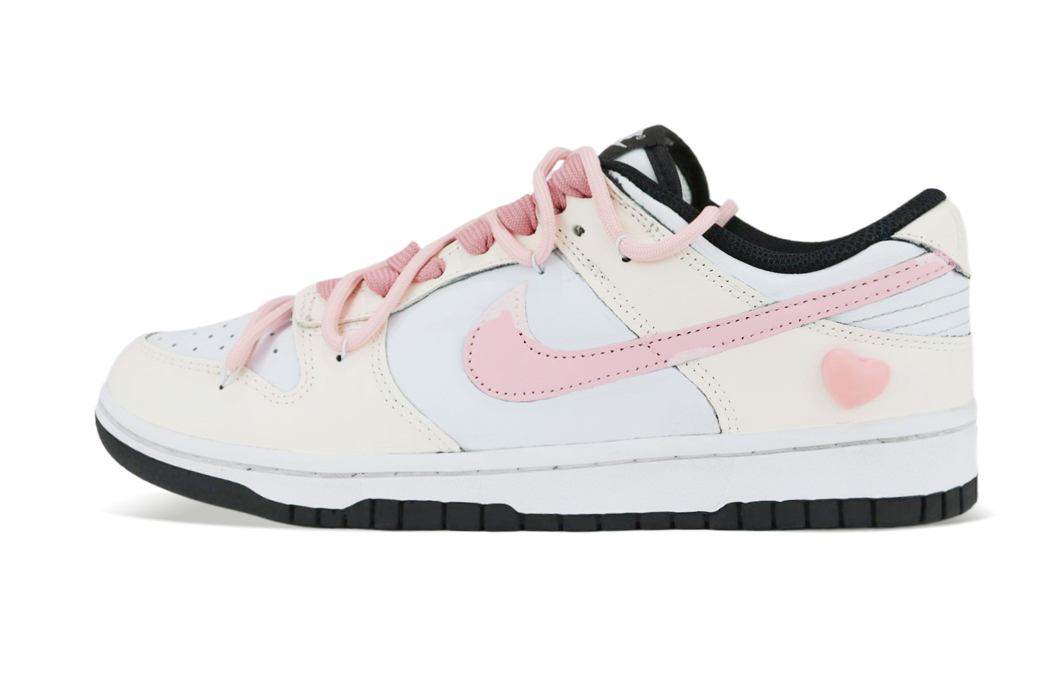 

Кроссовки Nike Dunk Skateboard Shoes Women's Low-Top White Pink