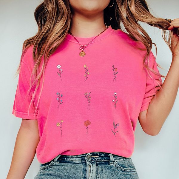 

Футболка Wildflower chart с эффектом garment dyed Simply Sage Market, Crunchberry, Зеленый, Футболка Wildflower chart с эффектом garment dyed Simply Sage Market, Crunchberry