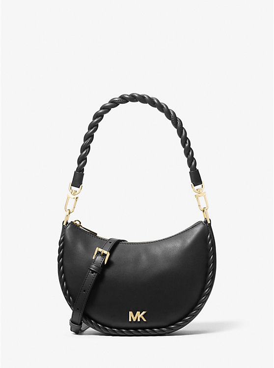 

Маленькая кожаная сумка-трансформер Kyla Michael Kors, черный