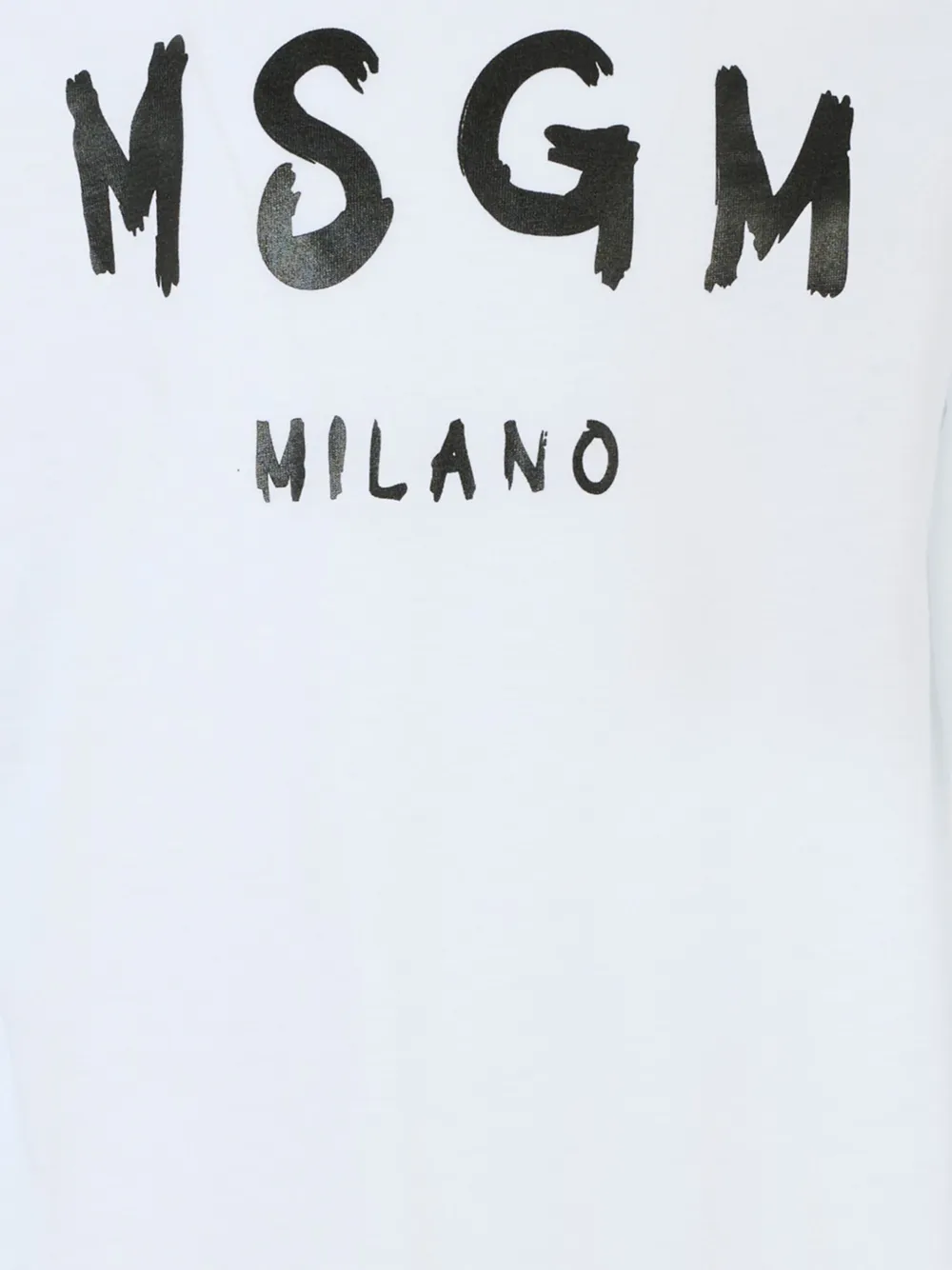 Футболка с длинными рукавами и принтом логотипа MSGM Kids, белый — фото 3