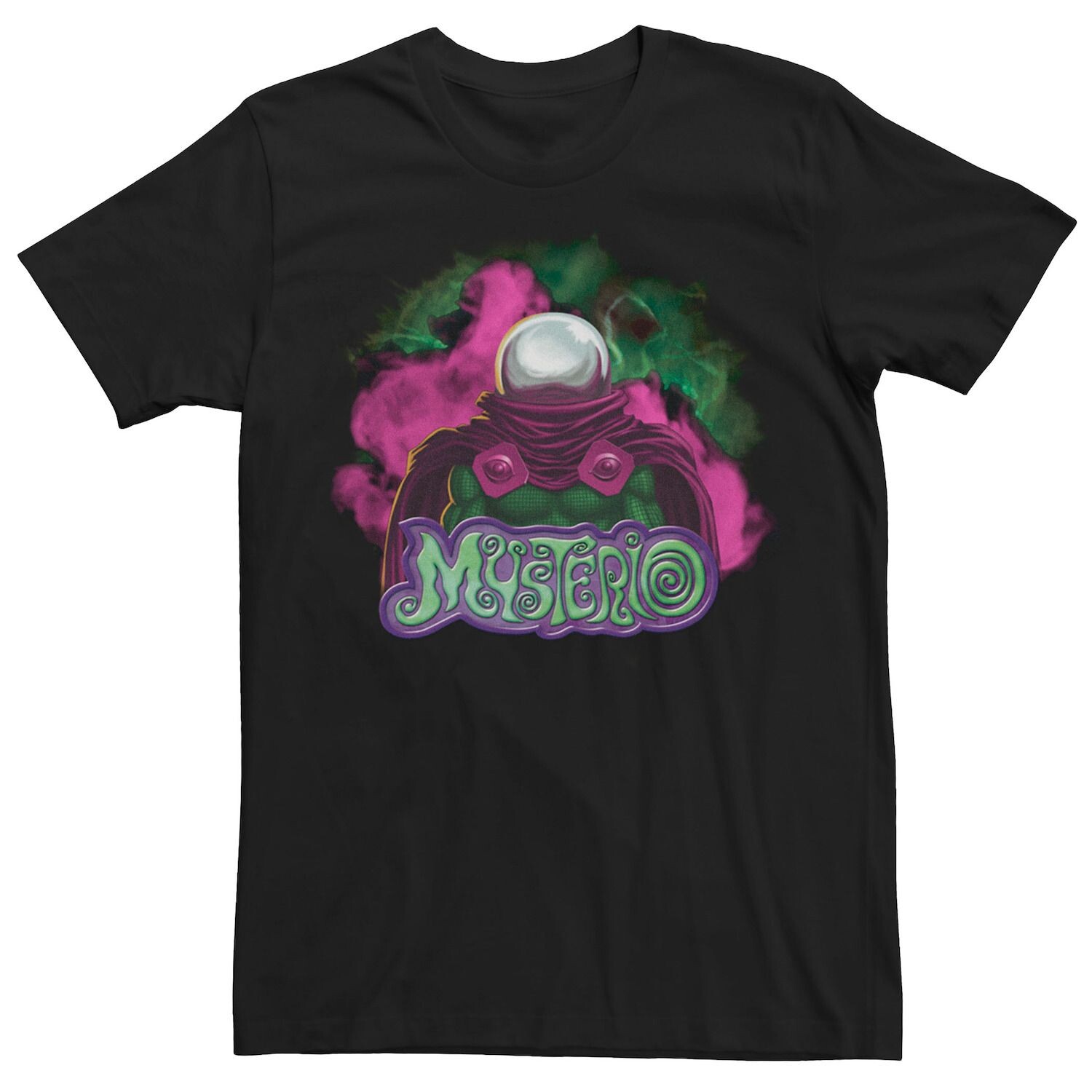 

Мужская футболка с дымчатым логотипом Marvel Mysterio Mystery Licensed Character