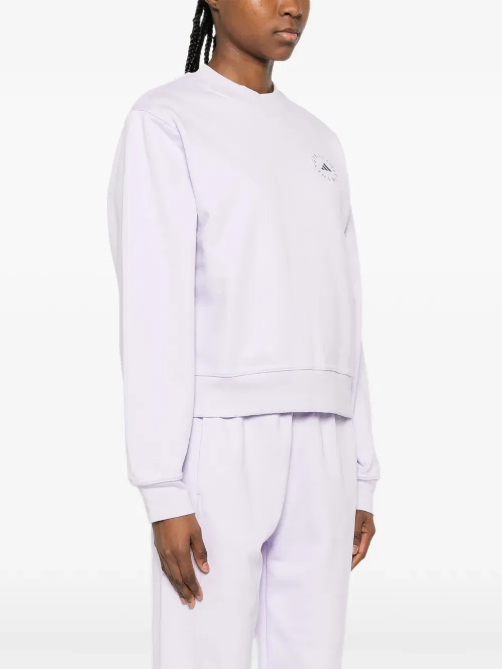 Толстовка с логотипом Adidas, фиолетовый — фото 3