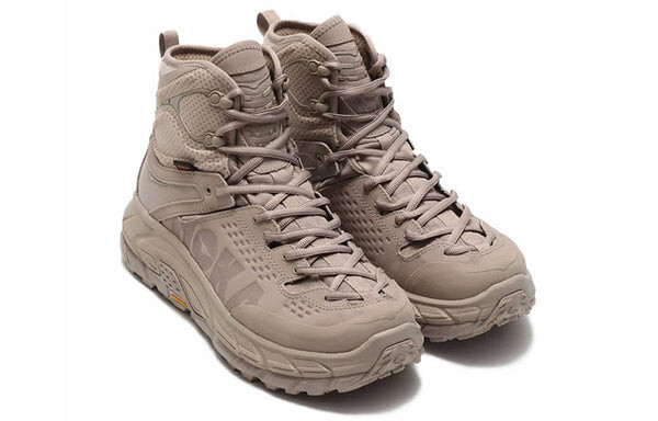 Кроссовки tor ultra high 2 waterproof 'simply taupe' Hoka One One, хаки — фото 3