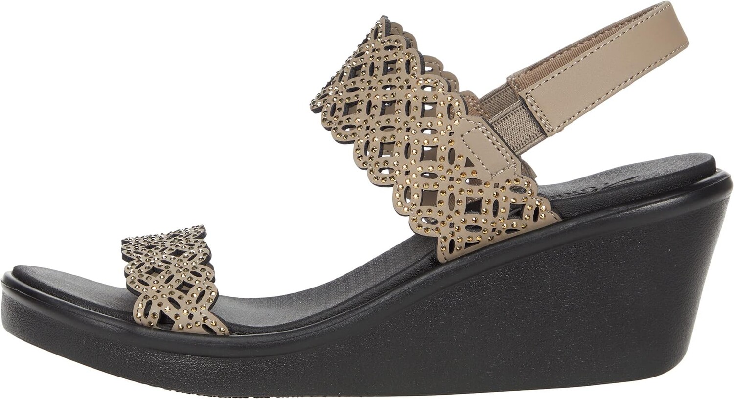 Босоножки Rumble On - Sassy Dayz SKECHERS, цвет Black/Black — фото 4