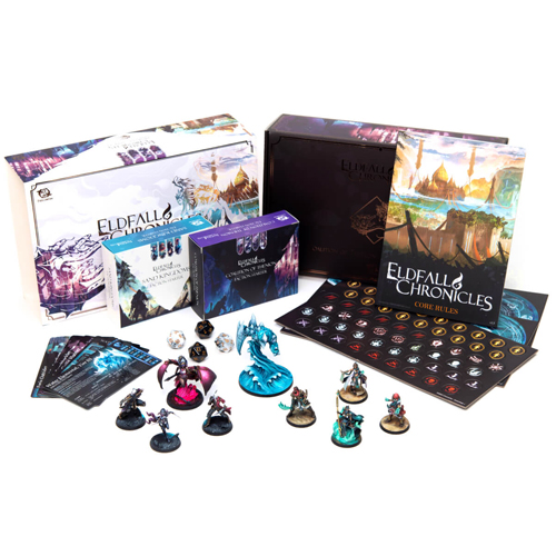 

Настольная игра Eldfall Chronicles Two-Player Starter Set: Coalition Of Thenion Vs Sand Kingdoms