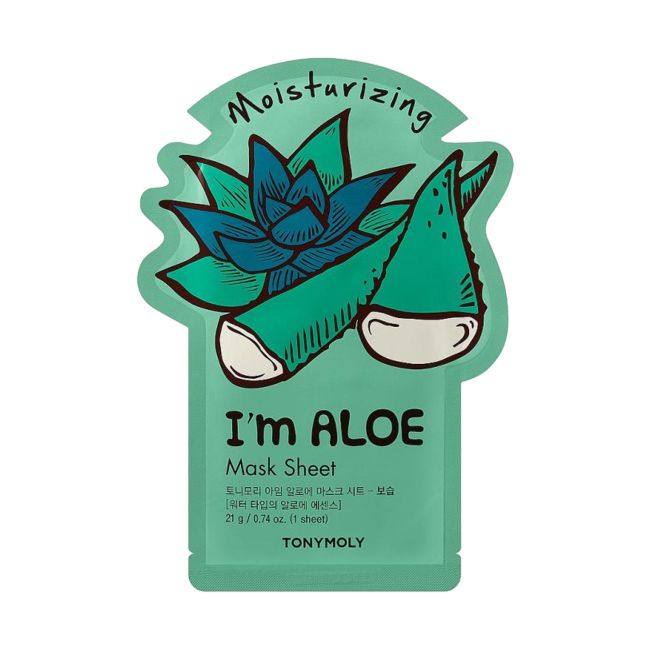 

Маска для лица с алоэ I'M Tonymoly, 21 гр