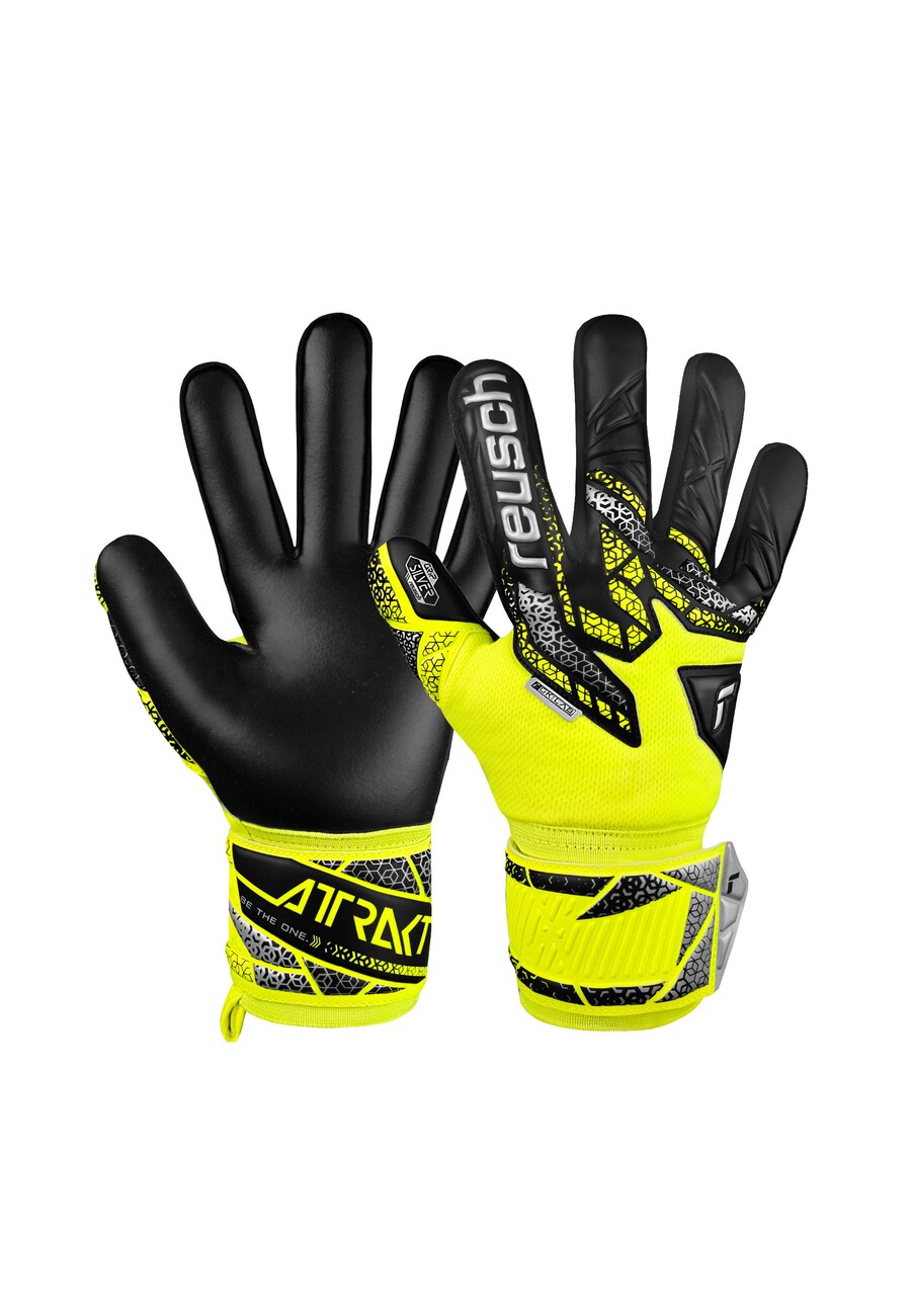 

Спортивные перчатки REUSCH Attrakt Silver, цвет Yellow/Black