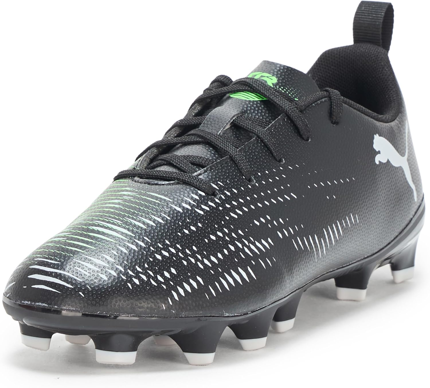 

Футбольные бутсы Puma Future Play для детей и подростков, для искусственного газона, черный/зеленый/серый/светло-серый