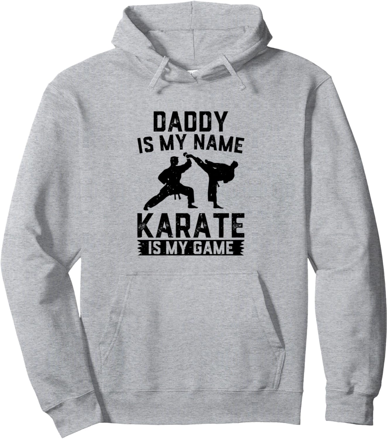 

Меня зовут Папа, карате - моя игра - Худи «Карате Папа» Karate Daddy Karate Fighter, серый