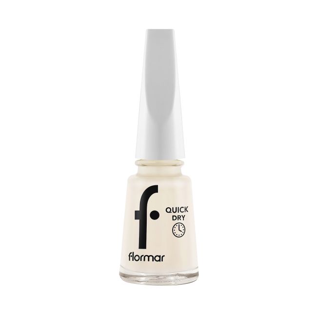 

Быстросохнущий лак для ногтей Flormar, цвет 11 vanilla ice cream, 11 мл