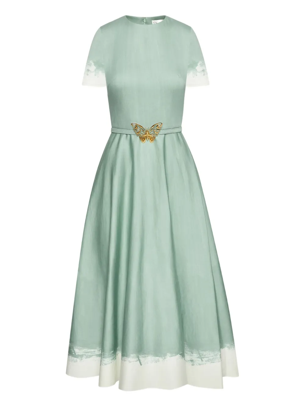 

Платье миди с поясом Oscar de la Renta, зеленый