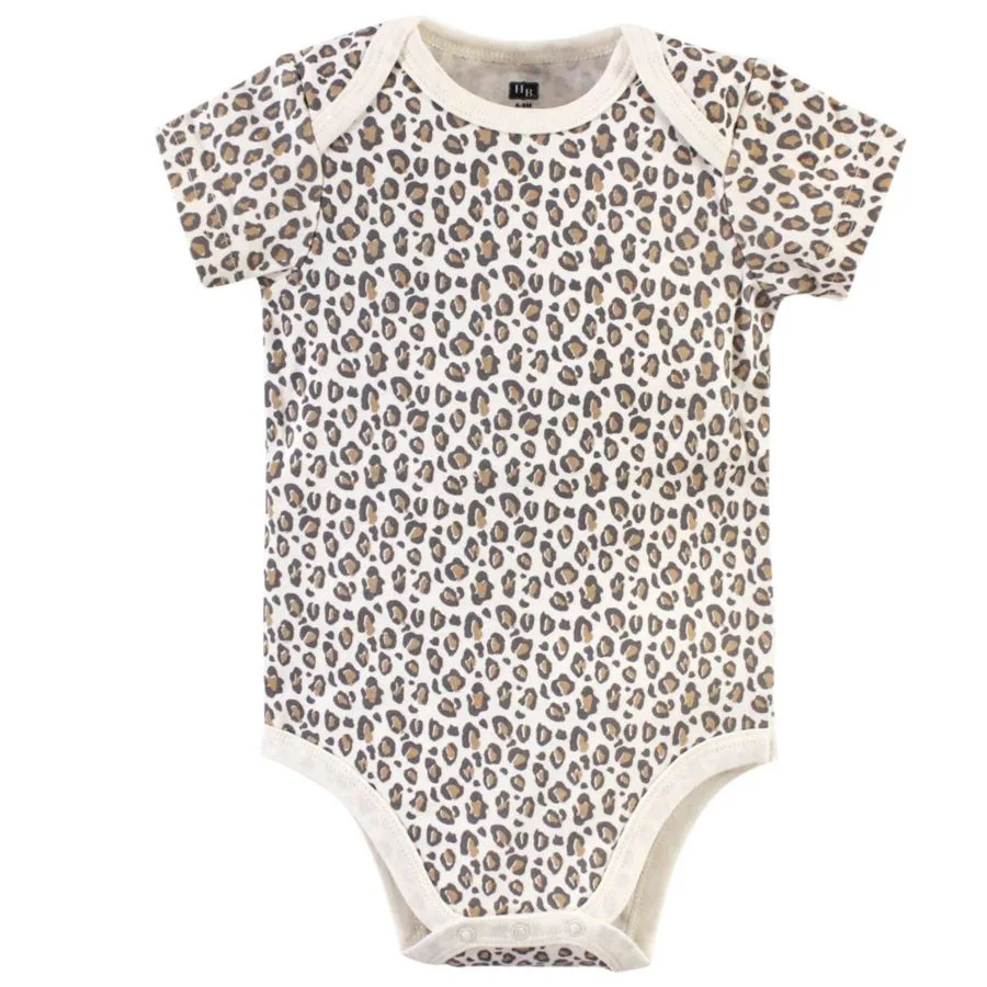 Комплект из 3 мягких хлопковых боди на каждый день Hudson Baby, розовый kitty — фото 4
