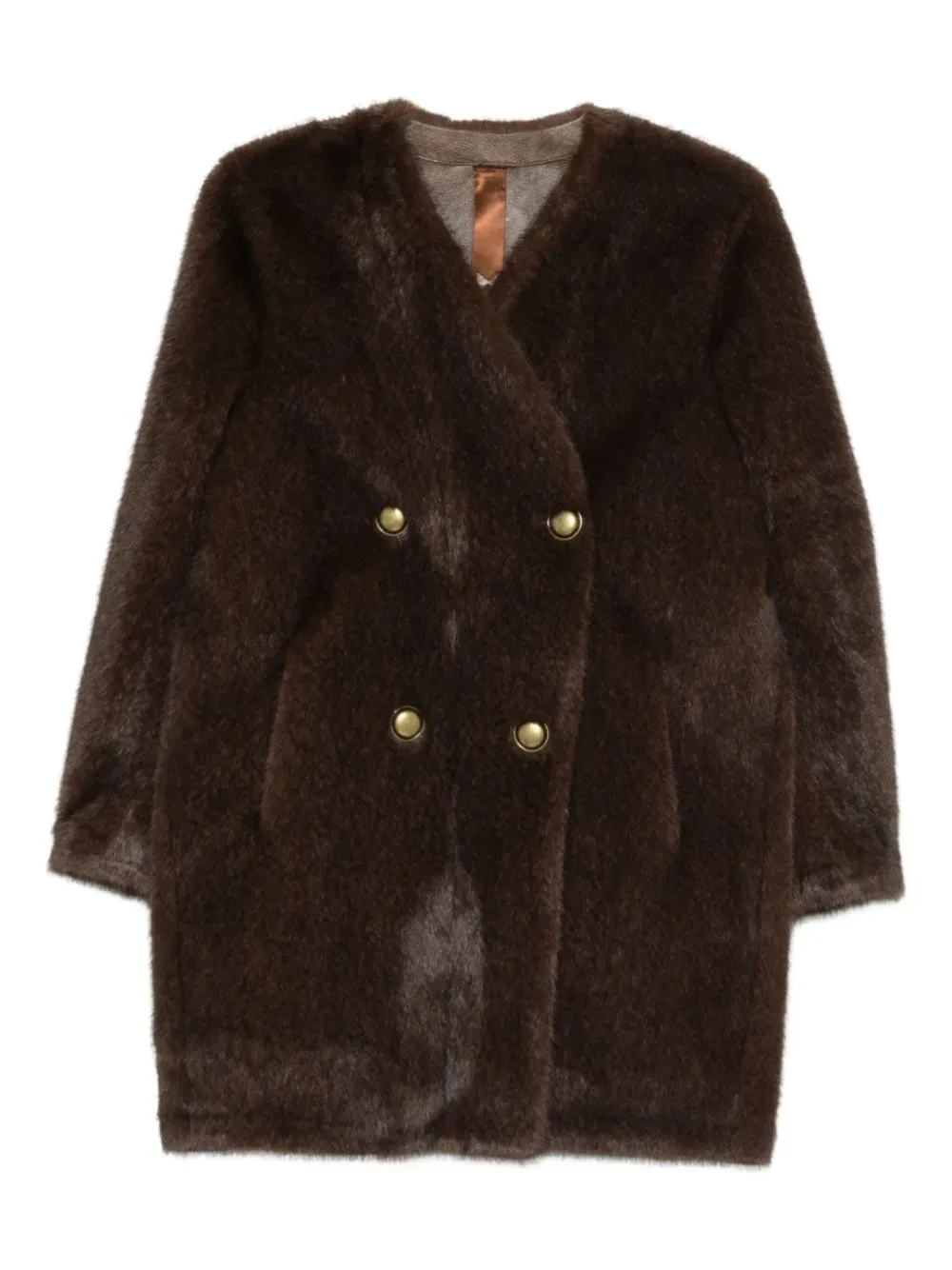 

Куртка из искусственного меха Glox, коричневый