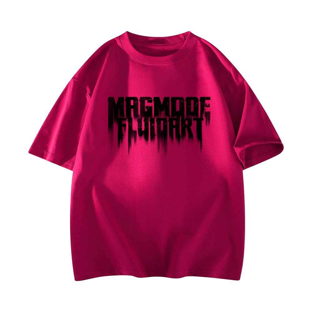 

Футболка унисекс Magmode, черно-розовая