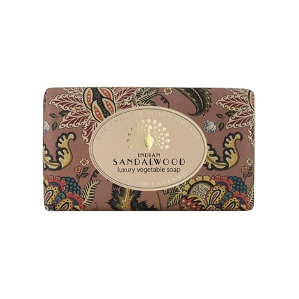 

Винтажный обернутый брусок мыла с маслом ши и сандаловым деревом The English Soap Company