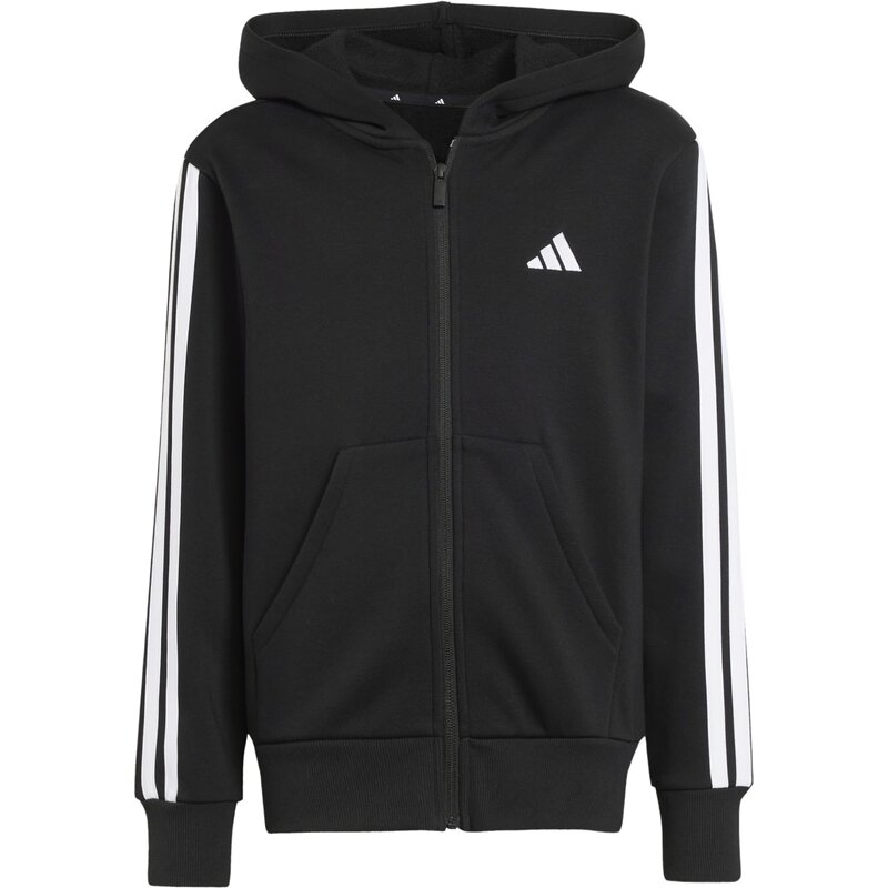 

Детская толстовка с капюшоном Essentials Adidas, черный