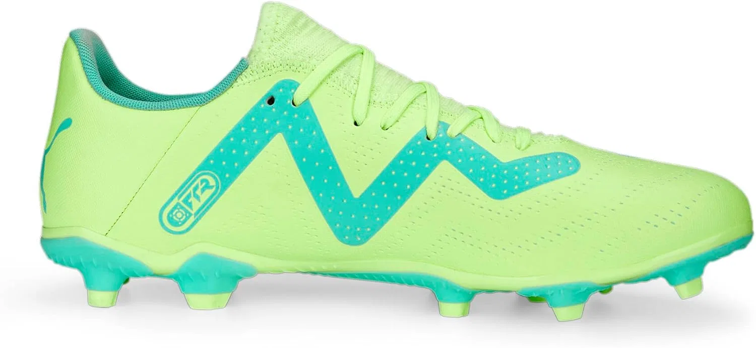 Мужские кроссовки PUMA Future Play для твердого грунта/искусственного покрытия, Fast Yellow Puma Black Electric Peppermint — фото 4