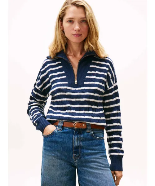 

Шерстяной свитер Loose fit Tommy Hilfiger, синий