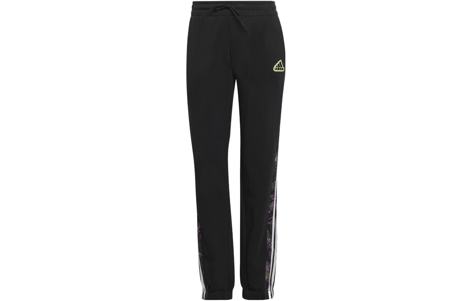 

Трикотажные спортивные штаны женские черные Adidas
