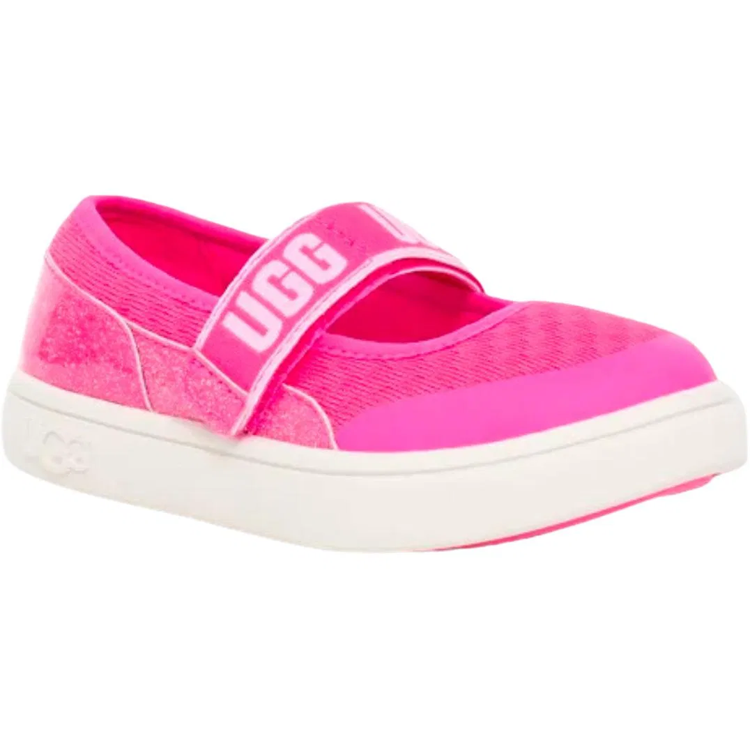 Детские сандалии Rennon Suede Breathable Low top Pink Kids' UGG — фото 4