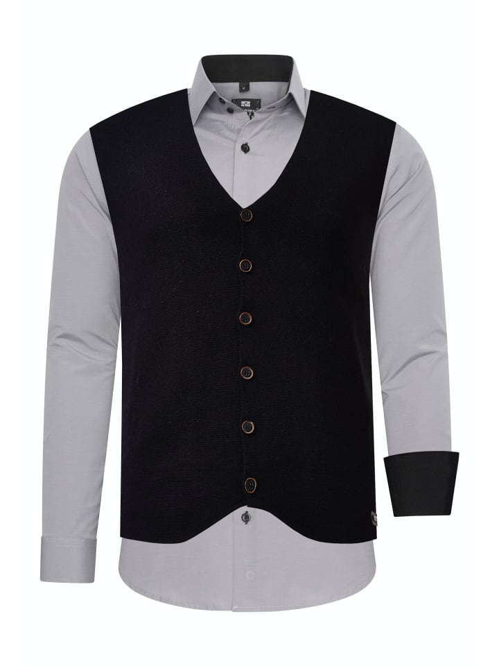 

Rusty Neal Комплект из рубашки и жилета (2 шт.), серый цвет