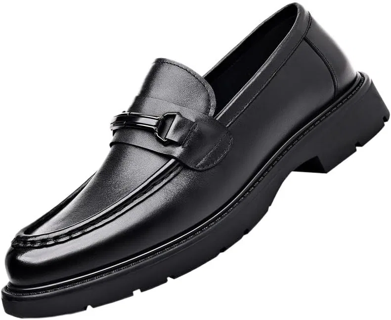 Лоферы кожаные мужские Vintage Moccasin Construction, черный UOPYNE