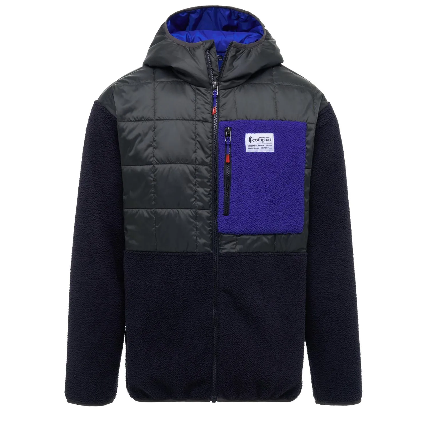 

Гибридная куртка Trico с капюшоном мужская Cotopaxi, Iron/Black