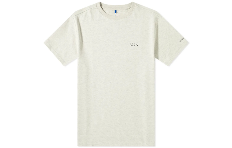 

Ader Error Футболки унисекс, бежевые, с круглым вырезом, умеренно прямой крой