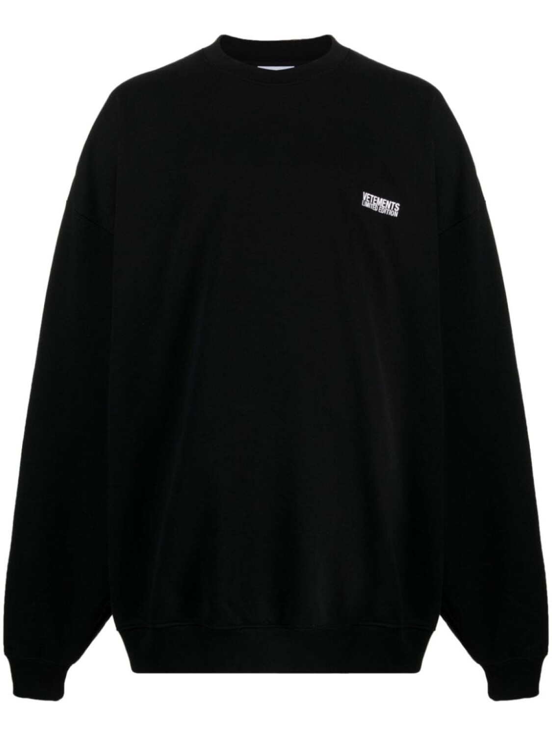 

VETEMENTS толстовка с вышитым логотипом, черный