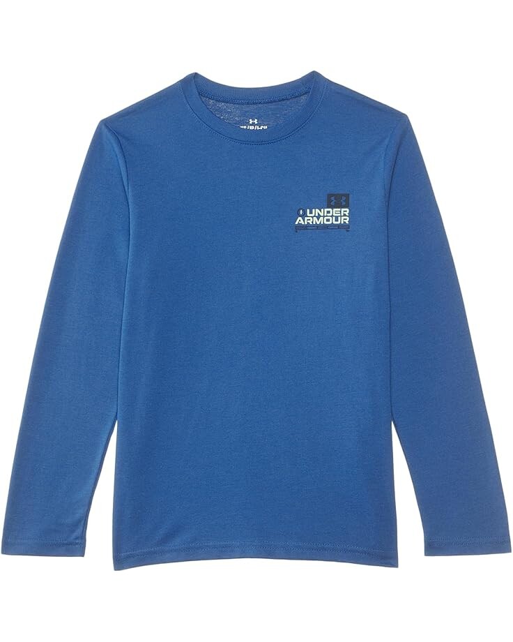

Лонгслив Under Armour Kids Ua Wolf Phase Long Sleeve Tee, цвет Tech Blue