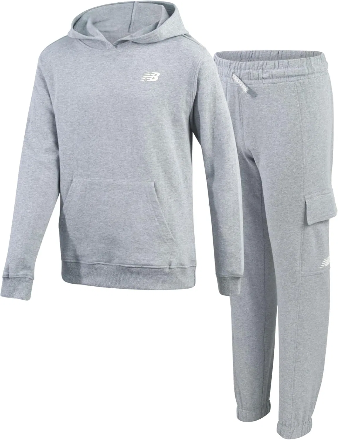 Детский спортивный костюм из флиса New Balance, 2 предмета, Team Grey