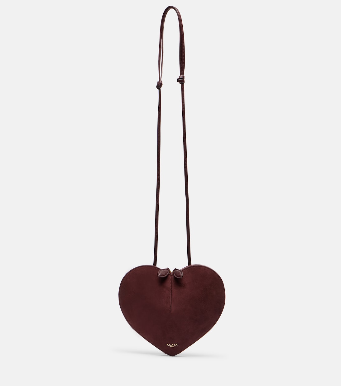 

Сумка через плечо из замши Le Cœur Alaïa, Rouge Grenat