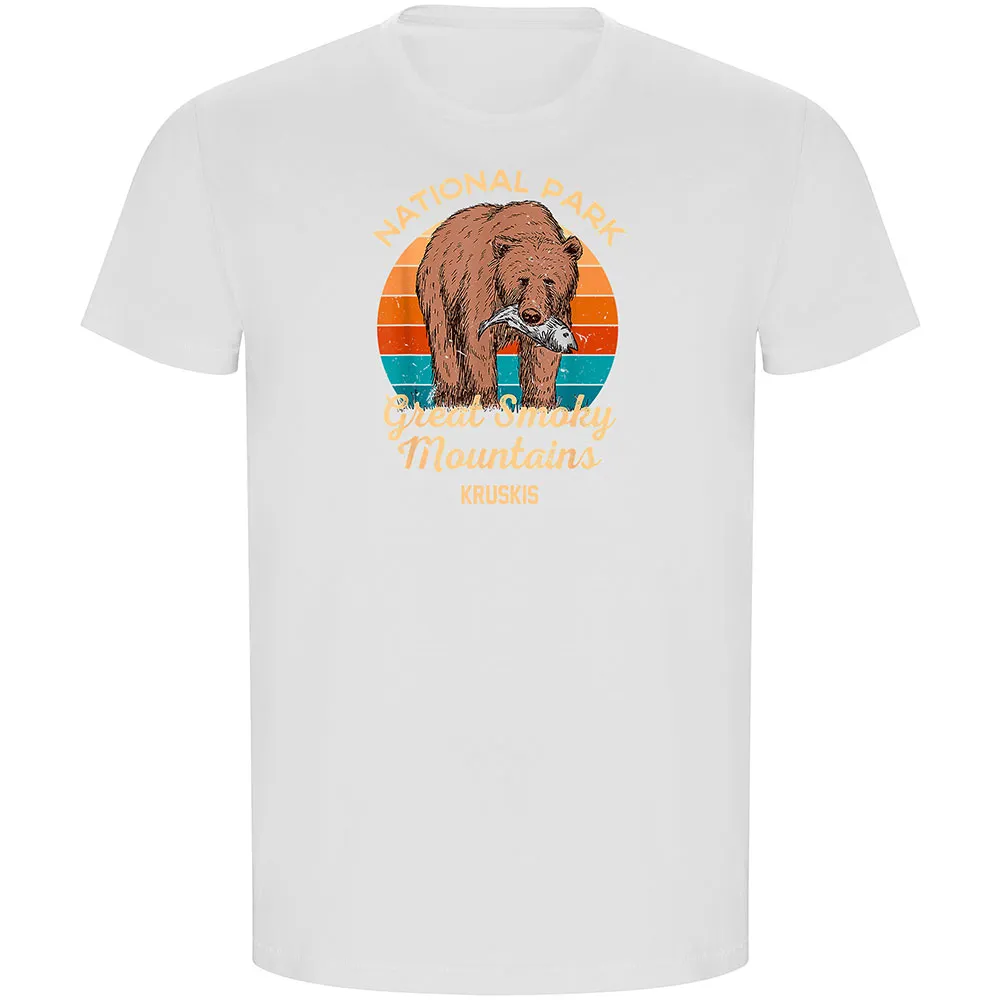 

Футболка с коротким рукавом Kruskis Great Smoky Mountains ECO, белый