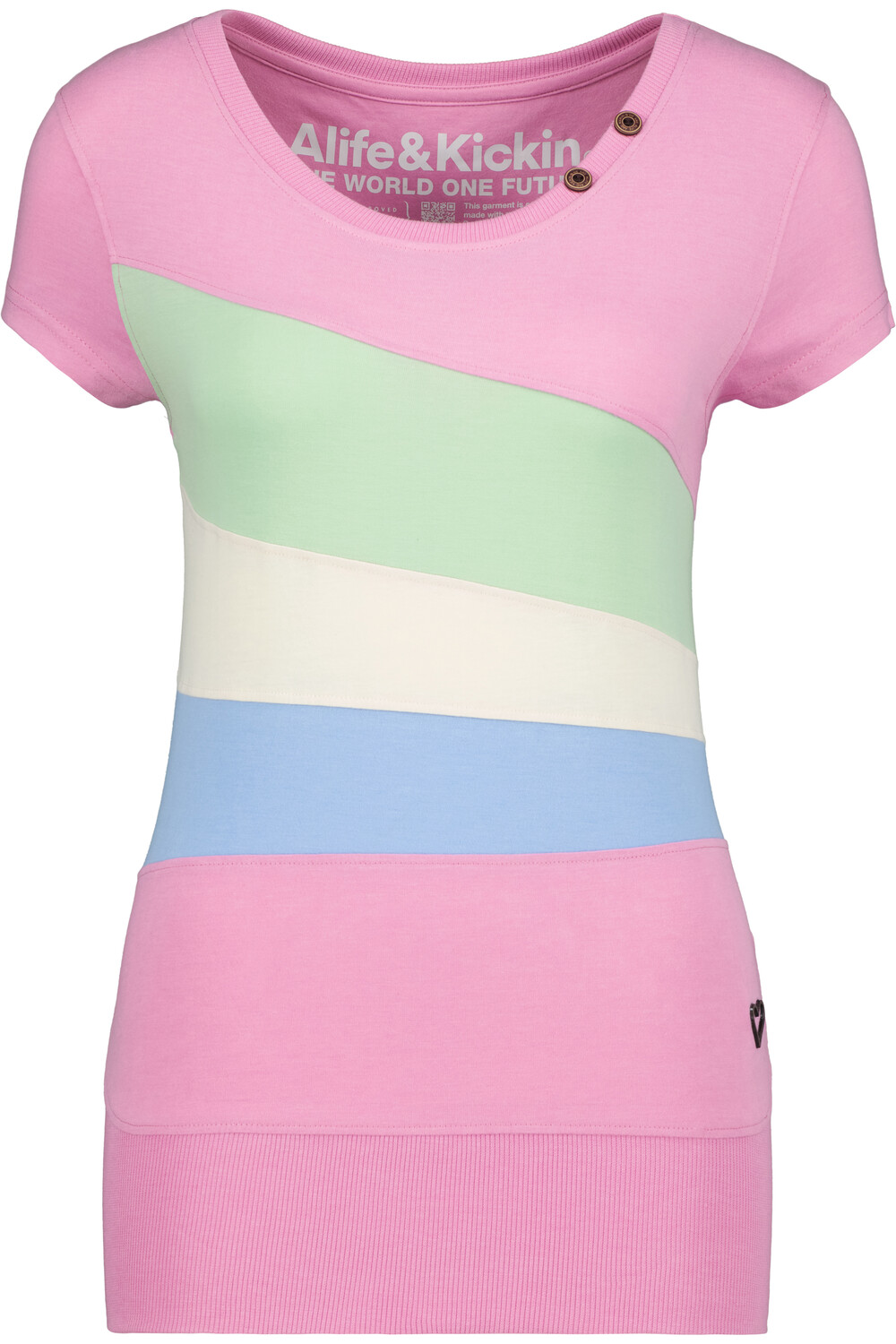 

Футболка alife and kickin ClementinaAK A, цвет bubblegum melange