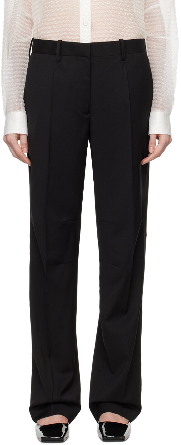 

Изогнутые автомобильные брюки Helmut Lang
