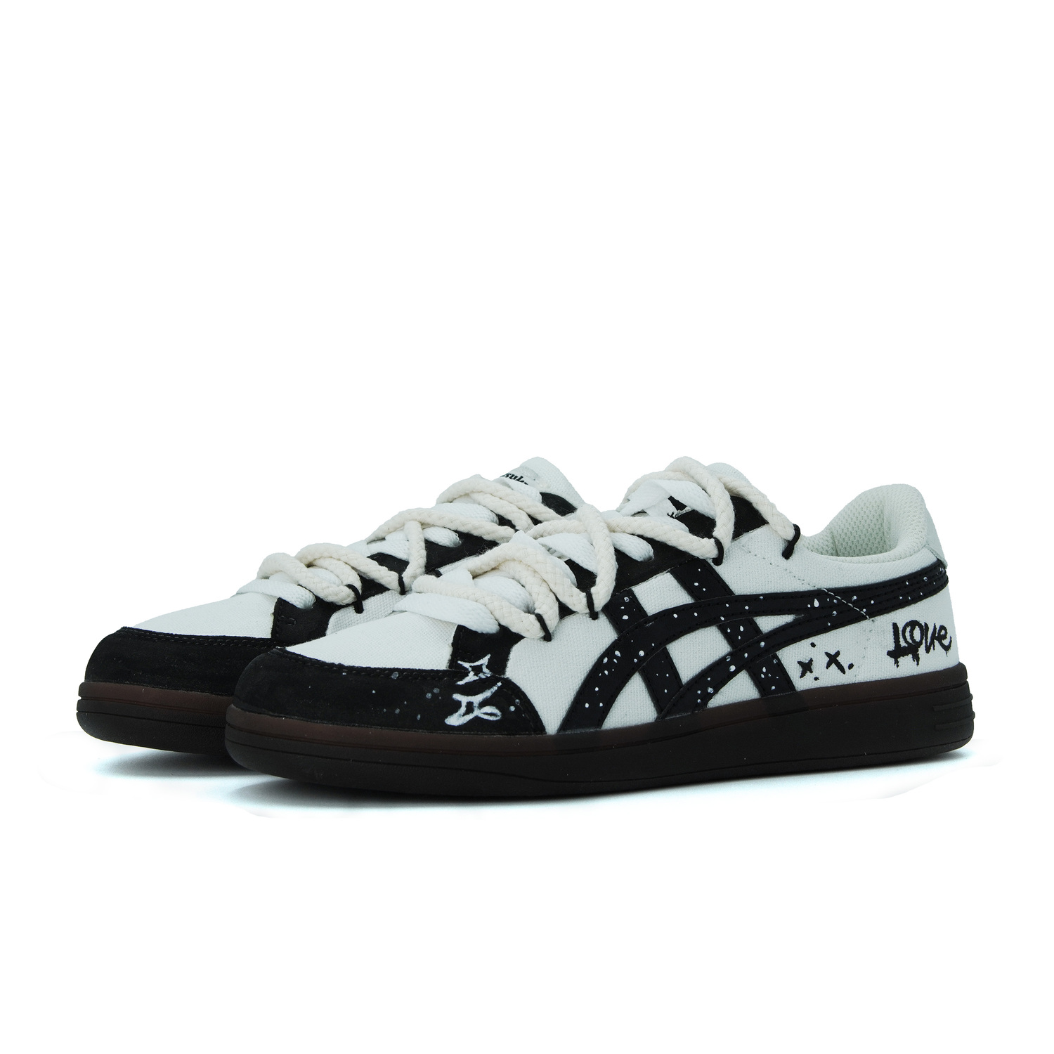 Advanti Graffiti Loves Trend низкие кроссовки для скейтборда унисекс Onitsuka Tiger, черный/белый — фото 4
