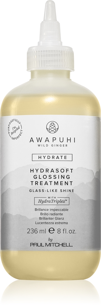 

Awapuhi Wild Ginger Hydrasoft Glossing Treatment - интенсивное средство по уходу за волосами, придающее здоровый блеск. Paul Mitchell, 236 мл