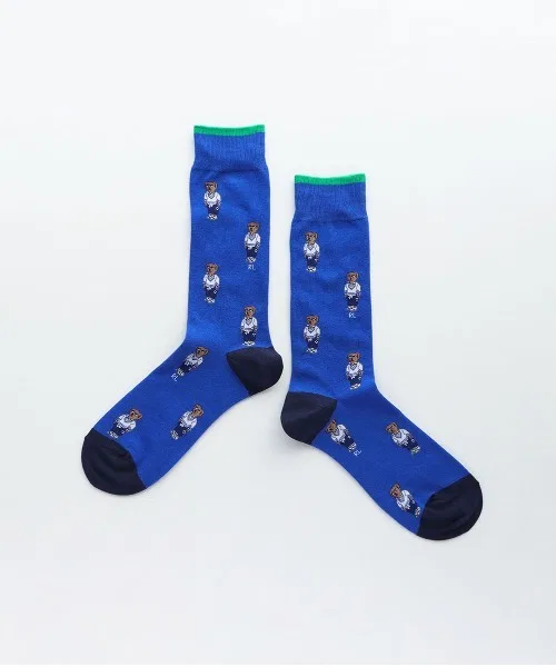 Мужские спортивные носки POLO RALPH LAUREN с принтом медведя 02012480 — фото 3