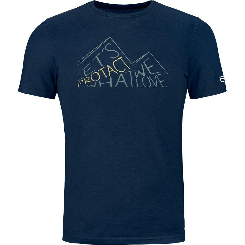 

Shirt 185 merino protact ts m Ortovox, цвет deep ocean
