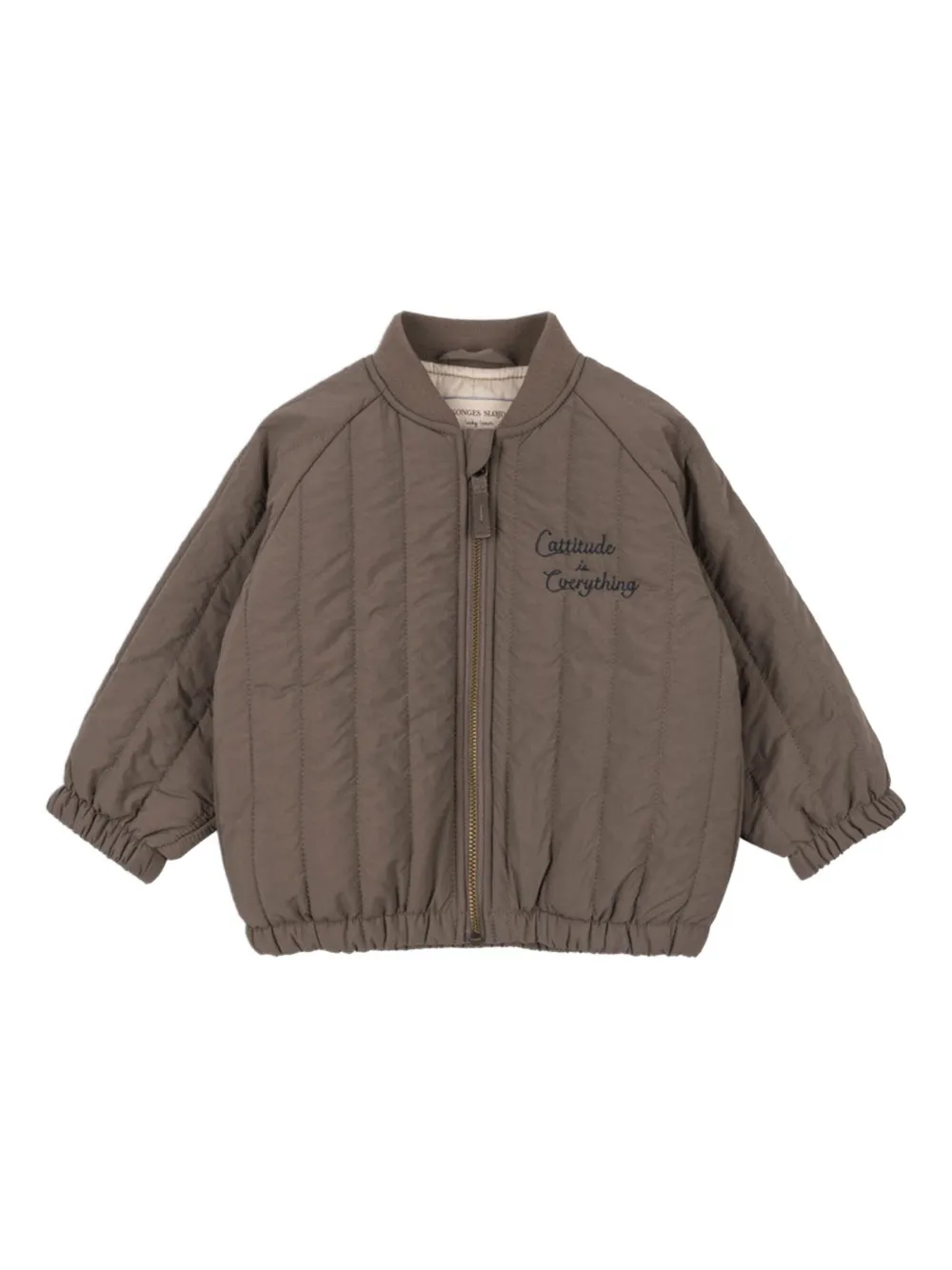 

Стеганый бомбер Juno Konges Sløjd, коричневый