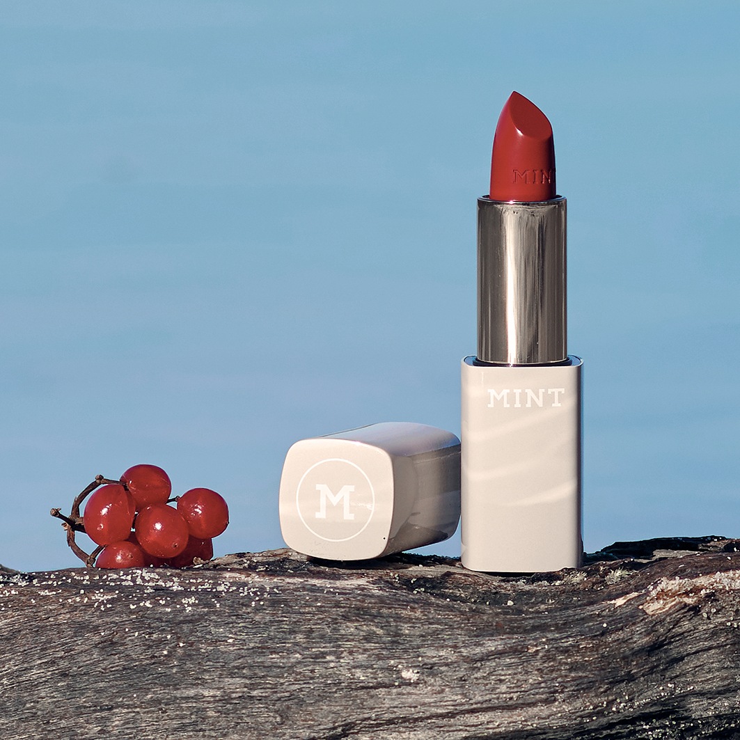 Помада для губ mint lippenstift nude apricot Mint By Dr Mintcheva, red classic, вес 3.2 гр. — фото 4