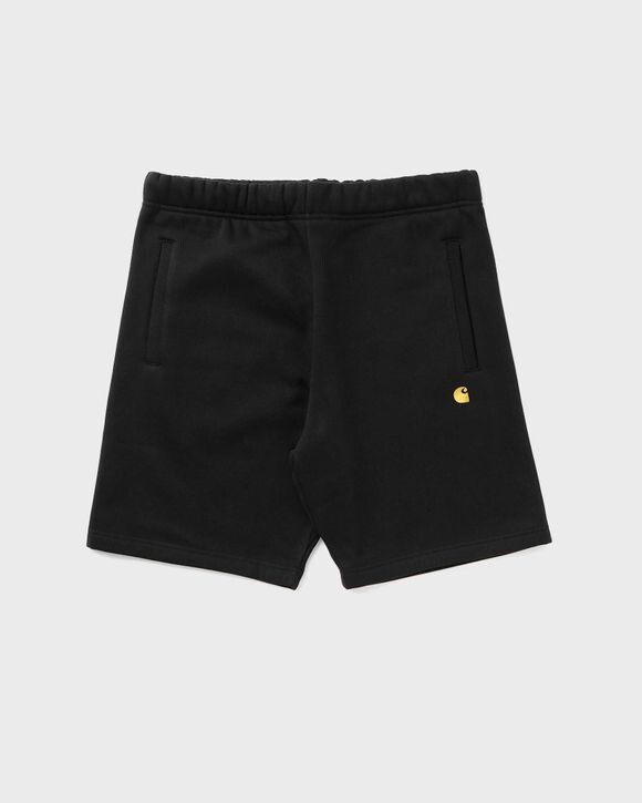 

Шорты Carhartt Wip Chase Sweat Short, цвет black / gold