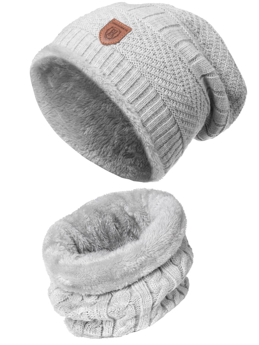

Шапка INDICODE JEANS Beanie Siracusa Hoddie, серый