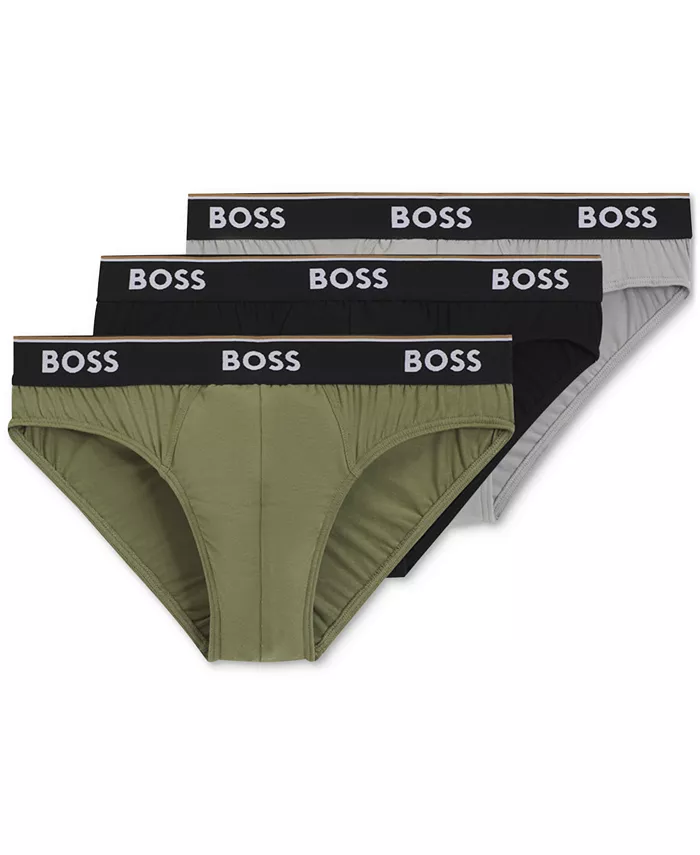 

Мужские трусы Power Logo 3 шт Hugo Boss, мультиколор