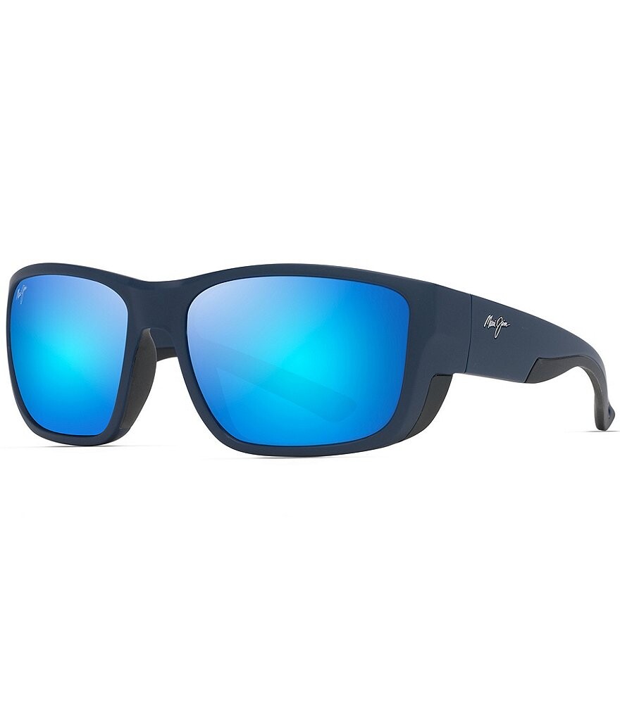 

Мужские солнцезащитные очки Maui Jim Amberjack PolarizedPlus2 60 мм с зеркальной оберткой, синий